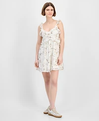And Now This Women's Ruffled Babydoll Mini Dress, Exclusively at Macy's