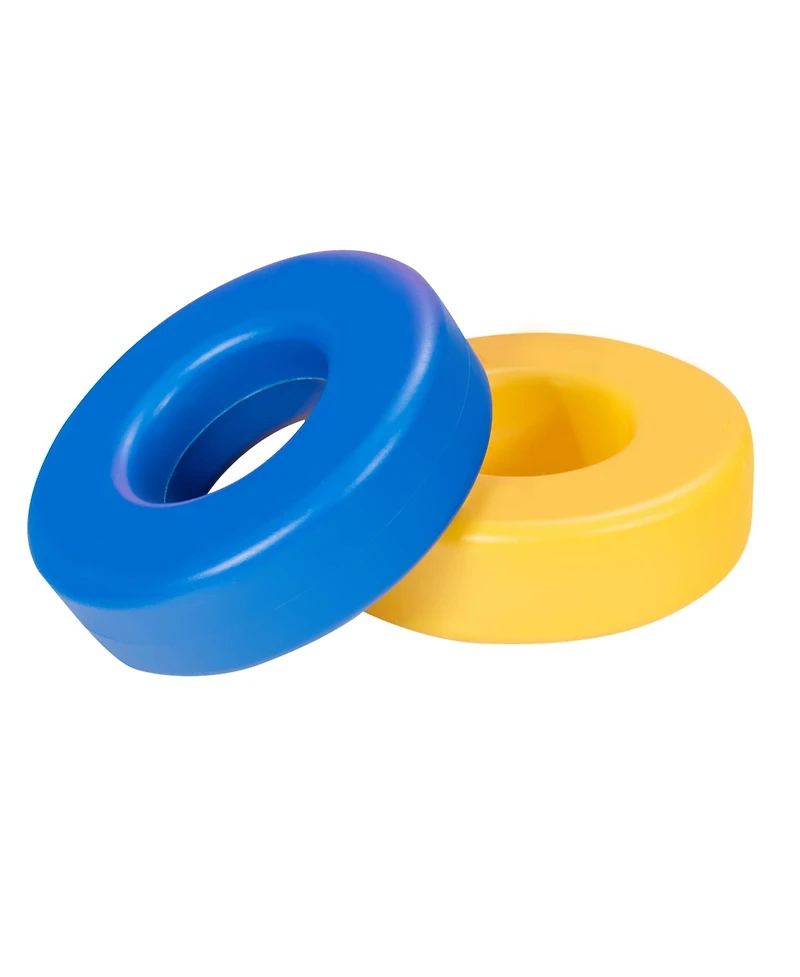 Gymax Jumbo 4-to-Score Game Set Giant 4 in A Row Kids Adults 42 Jumbo Rings