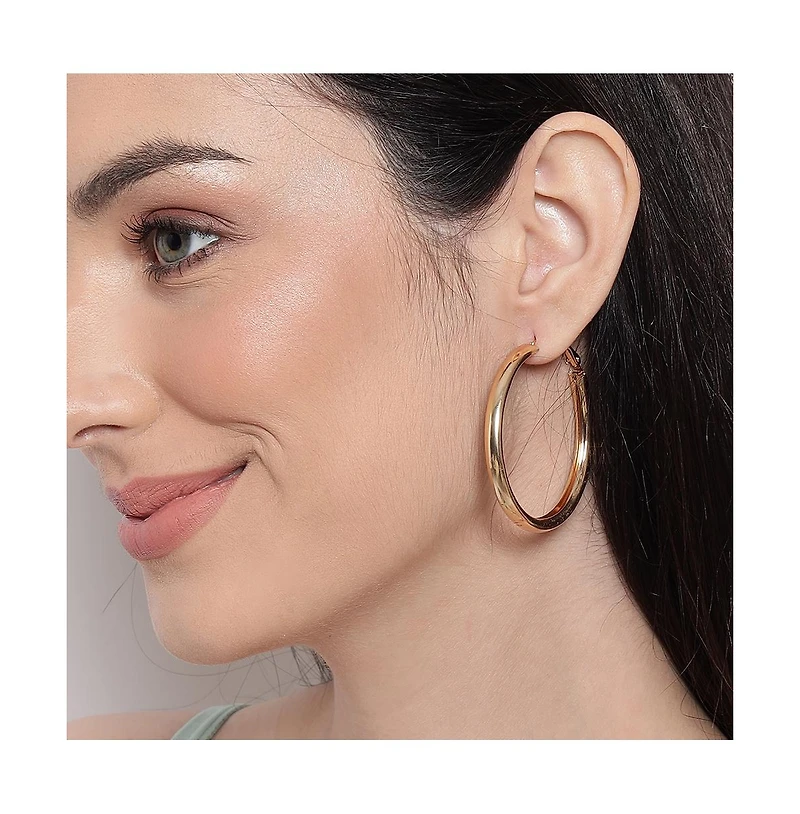 Sohi Women's Everyday Hoop Earrings Set