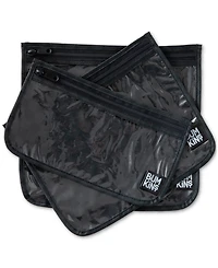 Bumkins Rich and Bougee Clear Travel Bags, 3 Pack