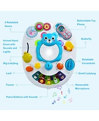 Costway Baby Sit-to-Stand Walker Push Walking Toy