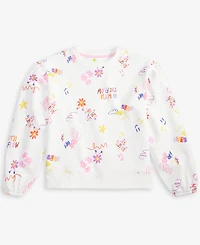 Epic Threads Little & Big Girls Doodle Splash Sweatshirt, Exclusively at Macy's