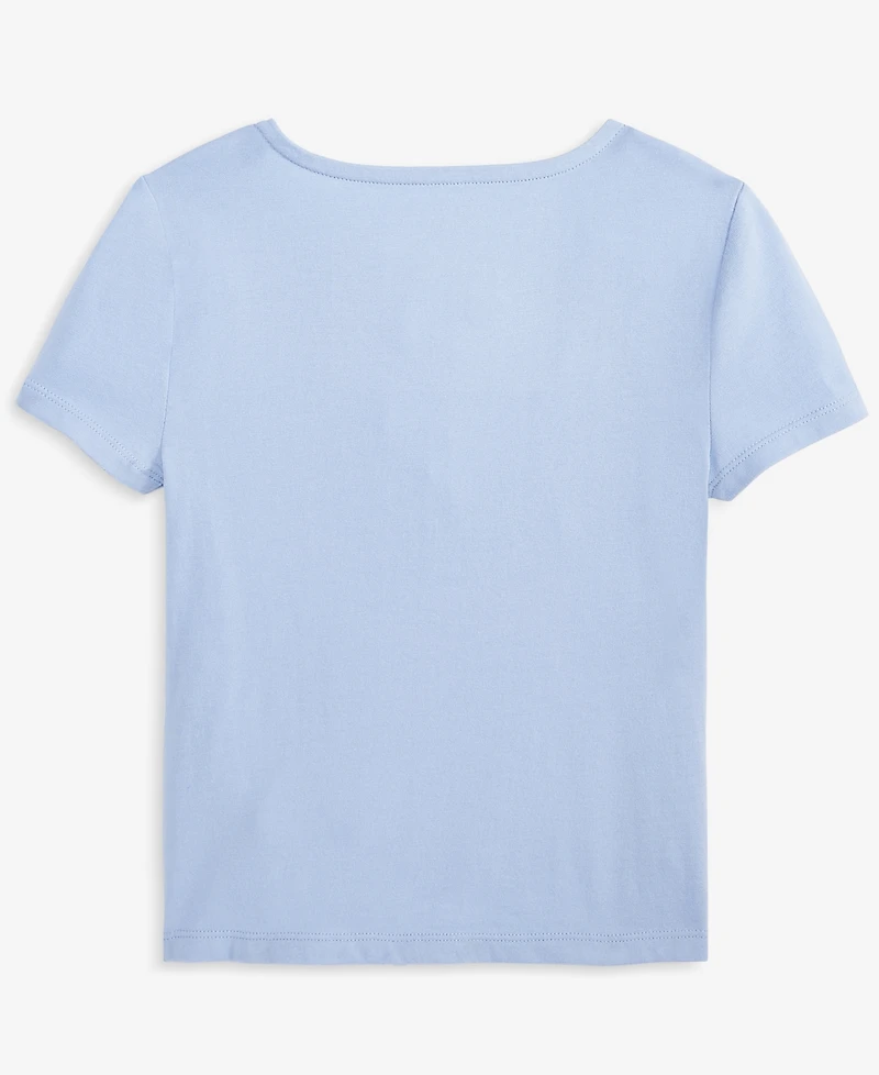Epic Threads Little & Big Girls Solid Bow Top, Exclusively at Macy's