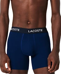 Lacoste Men's 5-Pack Regular-Fit Stretch Logo Band Boxer Briefs