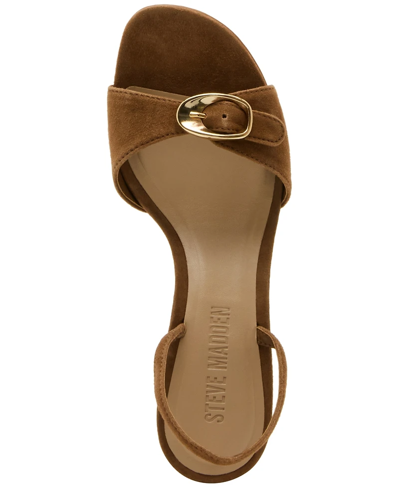 Steve Madden Women's Henrietta Kitten-Heel Dress Sandals