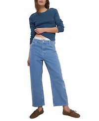 Free People Women's Deep Trance Dropped Boyfriend Jeans