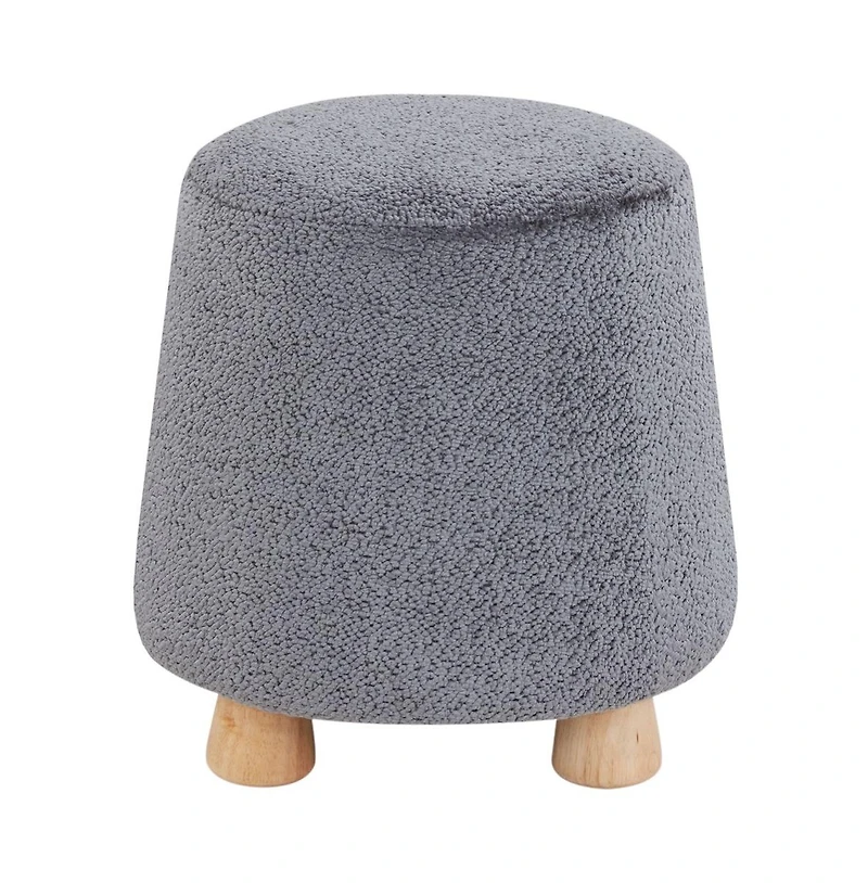 Denison Round Chenille Ottoman