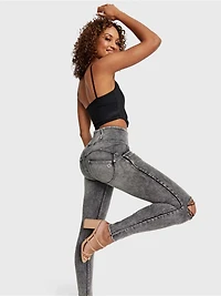 Freddy Women's Snug Sculpting Ripped Skinny Jeans