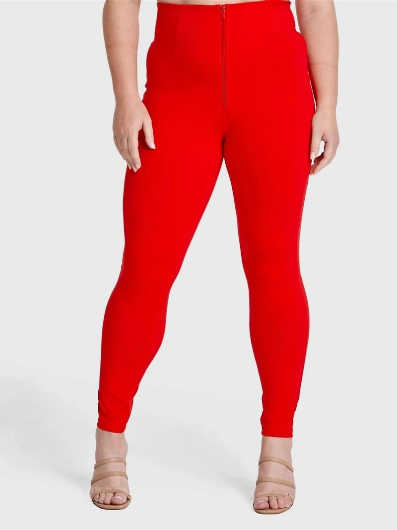 Freddy Women's Curvy Fashion High-Rise Sculpting Pants