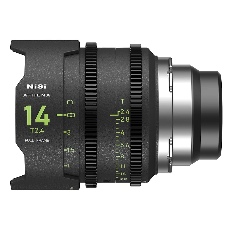 NiSi Athena Prime Cine Master 8-Lens Kit with 14mm T2.4, 25mm, 35mm, 40mm, 50mm, 85mm T1.9, 18mm, 135mm T2.2 Lens, Includes Filter Holder, Pl Mount