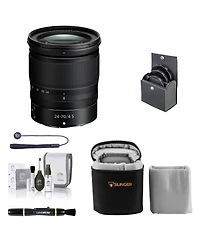 Nikon Nikkor Z 24-70mm f/4 S Lens, Bundle with ProOptic 72mm Filter Kit, Soft Lens Case, Lens Cleaner, Cleaning Kit, Universal Lens Cap Tether