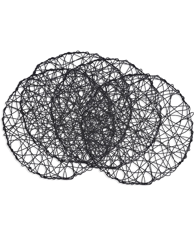 Saro Lifestyle Intricate Wire Placemats, 15" Round