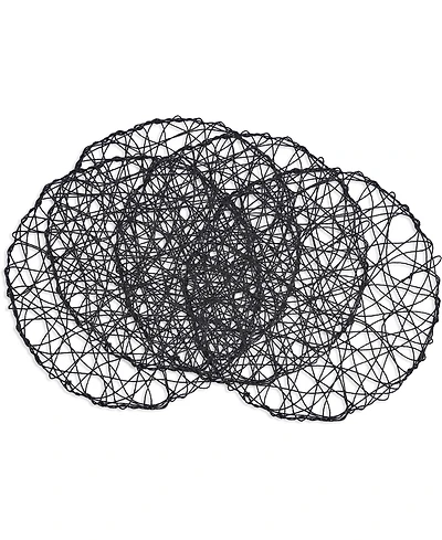 Saro Lifestyle Intricate Wire Placemats, 15" Round