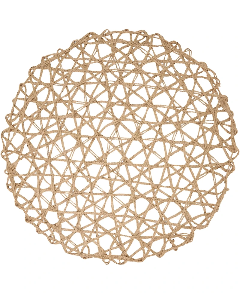 Saro Lifestyle Wire Duo Placemats, 15" Round
