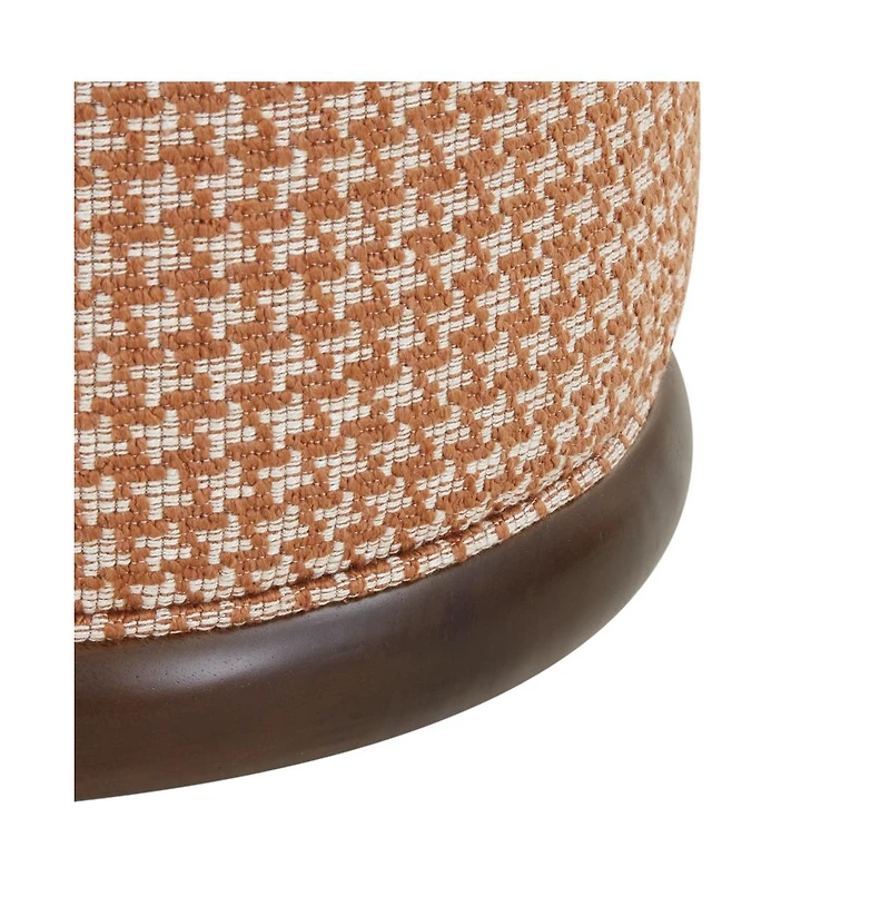 Fiorelli Round Boucle Ottoman