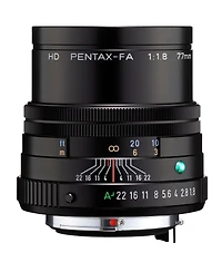 Pentax Hd Pentax-fa 77mm f/1.8 Limited Lens, Black, Bundle with Hoya 49mm Uv+Cpl Filter Kit