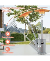 50000 Btu Propane Patio Heater with Round Table Design