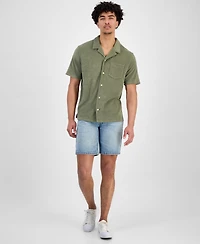 Levi's Men's Portola Short Sleeve Terry Button-Front Camp Shirt