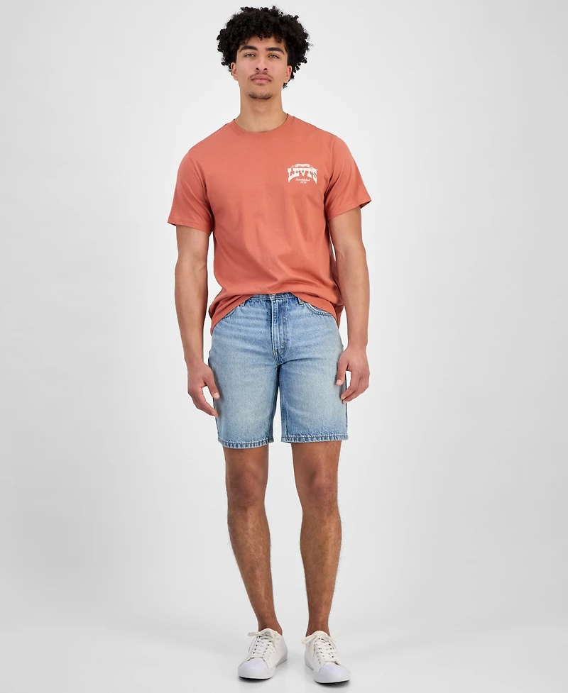 Levi's Men's Relaxed Fit Box Tab Short Sleeve Logo Graphic Crewneck T-Shirt