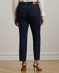 Lauren Ralph Plus-Size Mid-Rise Straight Jean