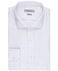 Perry Ellis Portfolio Men's Textured Tattersall Dress Shirt