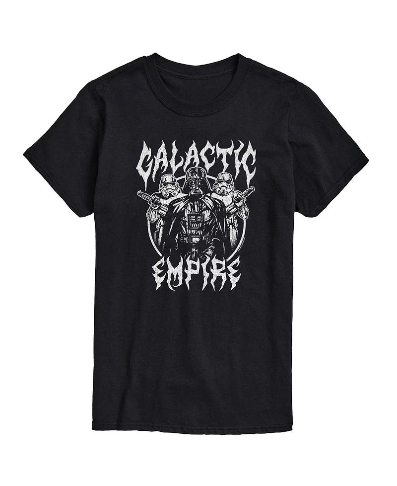 Airwaves Men's Star Wars Darth Vadar Galactic Empire Short Sleeve T-Shirt
