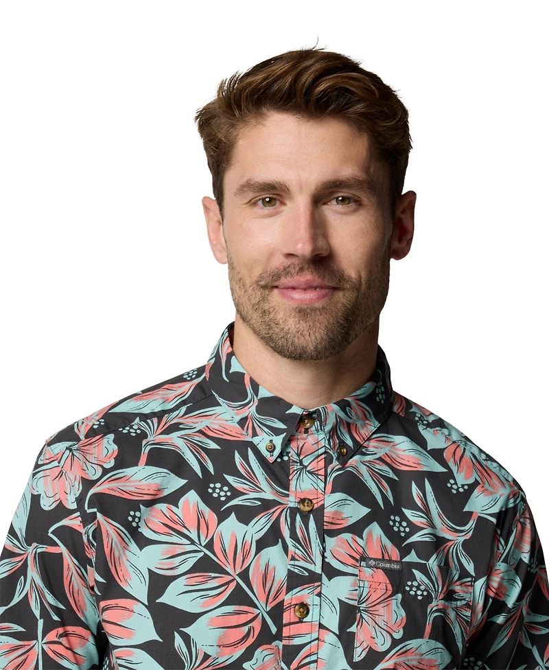 Columbia Men's Rapid Rivers Printed Short Sleeve Shirt