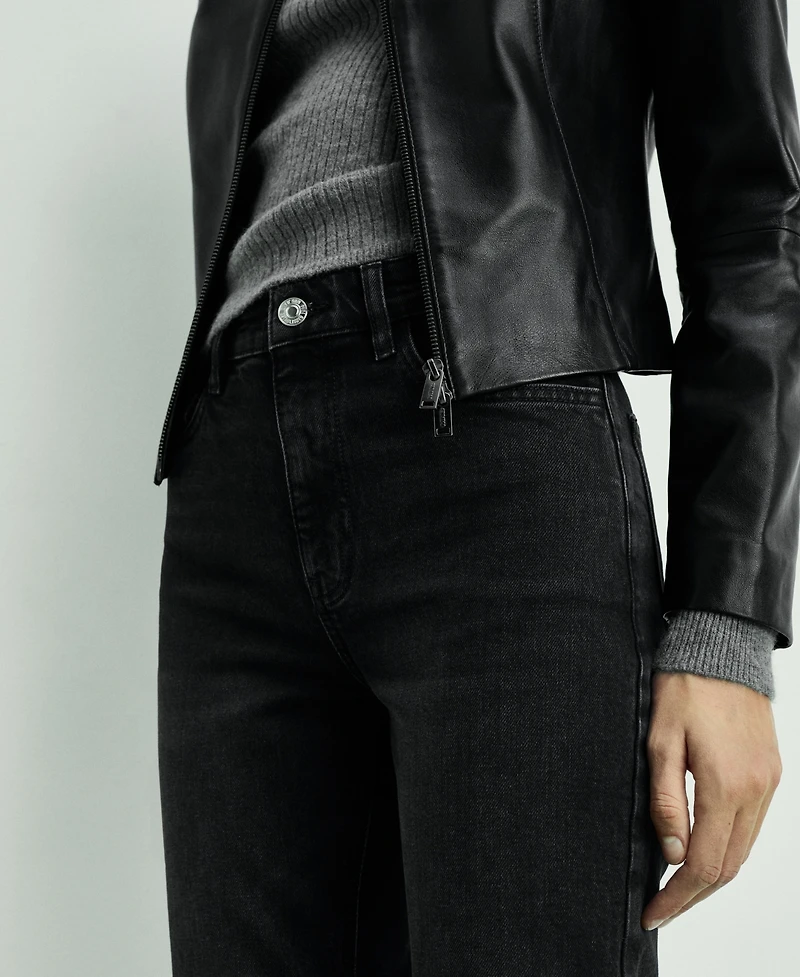 Mango Women's New Mom Comfort High-Rise Jeans