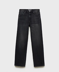 Mango Women's Miami Medium-Rise Straight-Fit Jeans