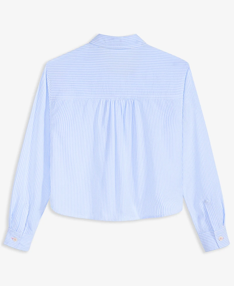 Epic Threads Little & Big Girls Cotton Seersucker Shirt, Exclusively at Macy's