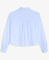 Epic Threads Little & Big Girls Cotton Seersucker Shirt, Exclusively at Macy's