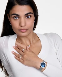 Daniel Wellington Women's Analog Silver-Tone Stainless Steel Watch, 32mm