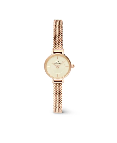 Daniel Wellington Unisex Analog Rose Gold-Tone Stainless Steel Watch, 19mm