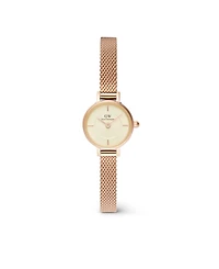 Daniel Wellington Unisex Analog Rose Gold-Tone Stainless Steel Watch, 19mm