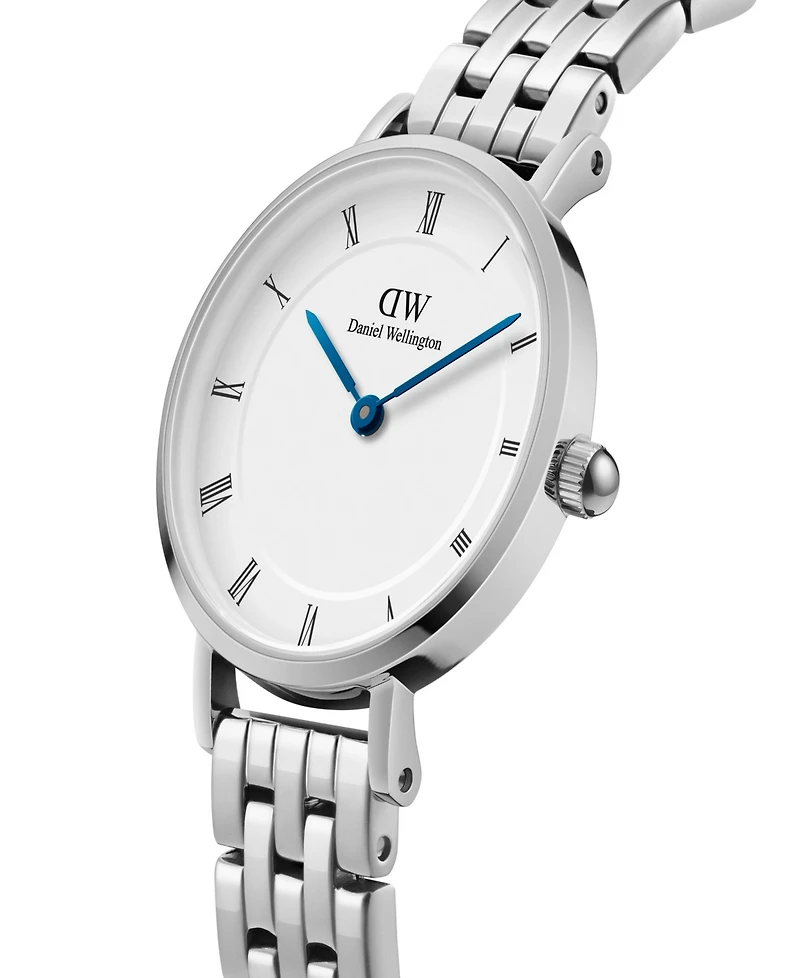 Daniel Wellington Unisex Analog Silver-Tone Stainless Steel Watch