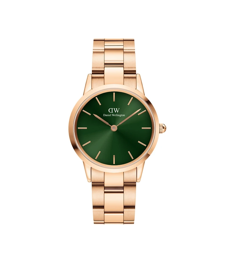 Daniel Wellington Unisex Analog Rose Gold-Tone Stainless Steel Watch, 32mm