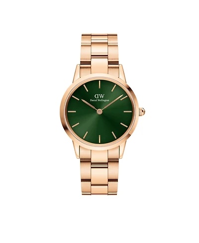 Daniel Wellington Unisex Analog Rose Gold-Tone Stainless Steel Watch, 32mm