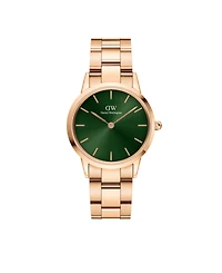 Daniel Wellington Unisex Analog Rose Gold-Tone Stainless Steel Watch, 32mm