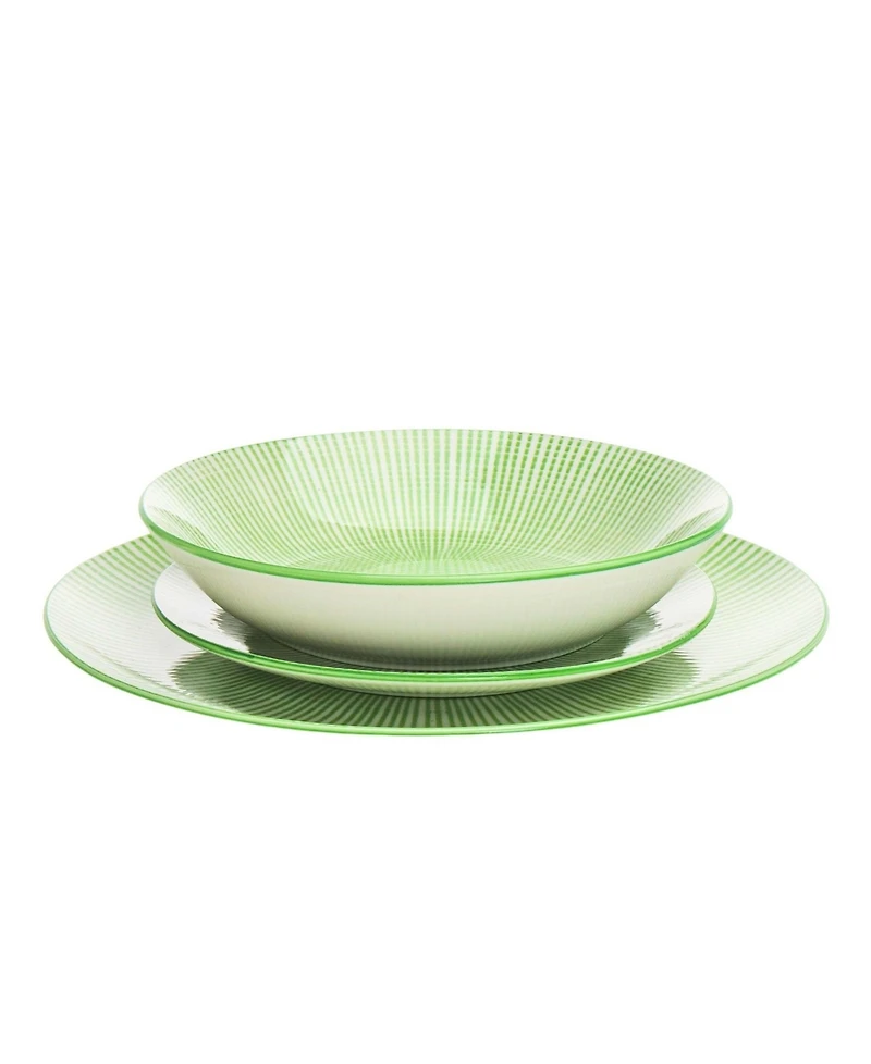 Godinger Laura Light Green 12 Pc. Dinnerware Set, Service for 4