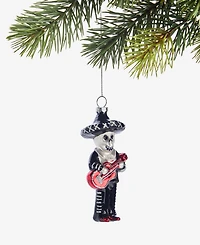 Holiday Lane Day of the Dead Glass Skeleton Ornament, Macy's Exclusive