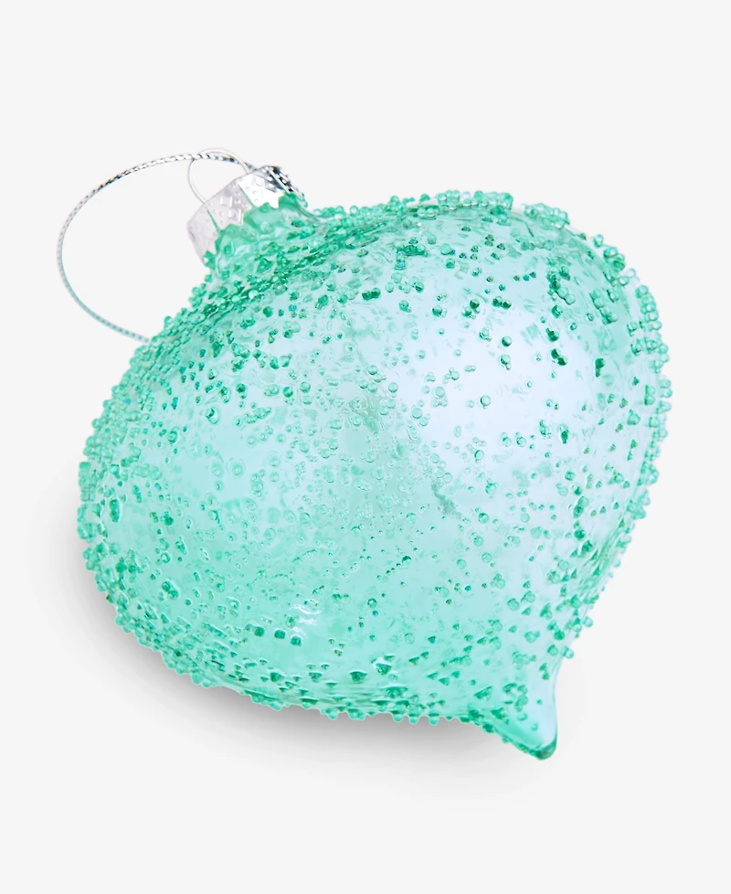 Holiday Lane Enchanted Emerald Green Dotted Onion Ornament, Macy's Exclusive