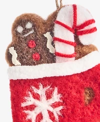 Holiday Lane Gingerbread Village Felted Mug Ornament, Macy's Exclusive