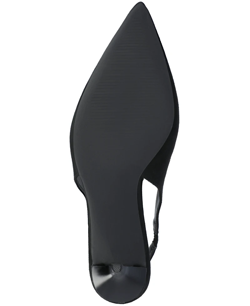 Journee Collection Women's Elenney Pointed Toe Slingback Pumps