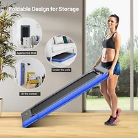 2-in-1 Electric Motorized Folding Treadmill with Dual Display, Speaker & Compact Design for Home Workouts