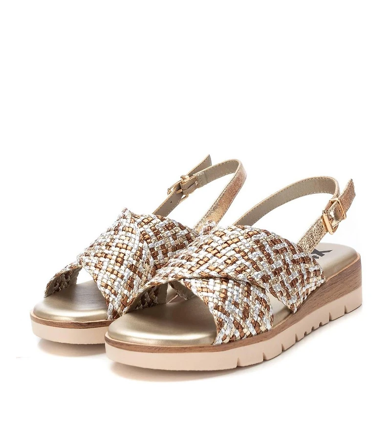 Women's Criss Cross Flat Sandals By Xti