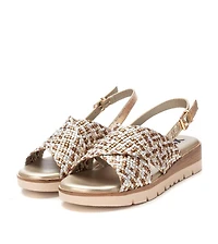 Women's Criss Cross Flat Sandals By Xti
