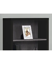Wood Bookshelf – Classic 5-Tier Bookcase for Living Room or Home Office