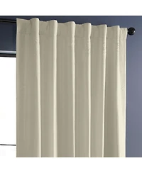 Half Price Drapes Off White Vintage Textured Faux Dupioni Silk Curtain