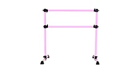 Portable Double Ballet Barre with Adjustable Height – Freestanding and Space-Saving