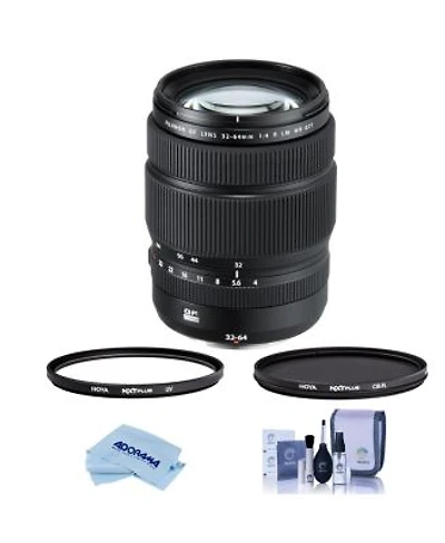 Fujifilm Gf 32 64mm F 4 R Lm Wr Lens Bundle With Tiffen 77mm Uv Cpl Filters